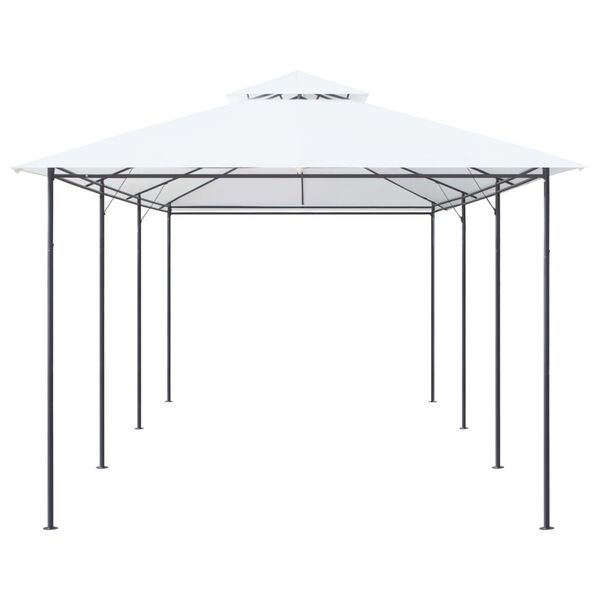 vidaXL Κιόσκι Λευκό 600 x 298 x 270 εκ. 180 γρ./μ²