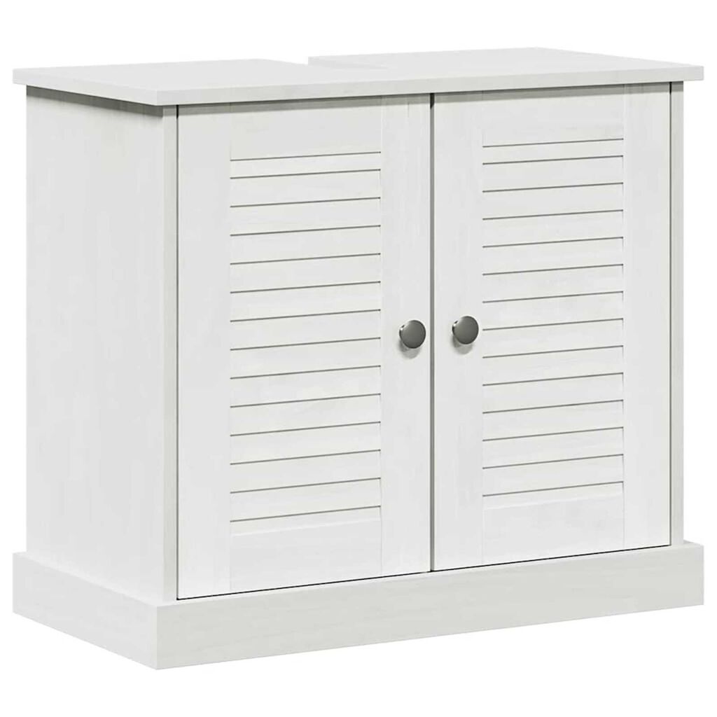 vidaXL Σετ Επίπλων Μπάνιου VIGO 5 pcs Λευκό αντικέ 37 x 34 x 110 εκ