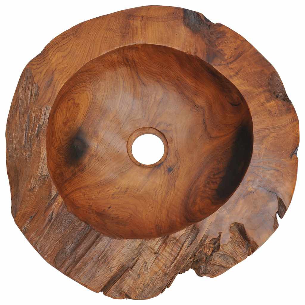 vidaXL Νιπτήρας 45 εκ. από Μασίφ Ξύλο Teak