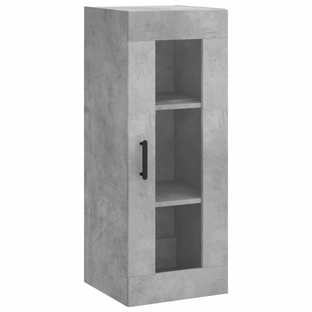vidaXL Ντουλάπι Γκρι Σκυροδέματος 34,5x34x180 εκ. Επεξεργασμένο Ξύλο