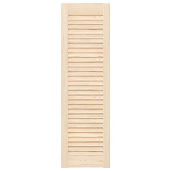 vidaXL Πορτάκια με Περσίδες 2 Τεμ. 99x29,5 εκ. από Μασίφ Ξύλο Πεύκου