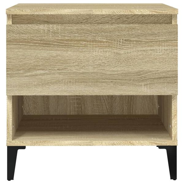 vidaXL Βοηθητικά Τραπέζια 2 τεμ. Sonoma Δρυς 50x46x50 εκ. Επεξ. Ξύλο