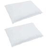 vidaXL Μαξιλάρια Λευκό 130gsm 100% βαμβάκι
