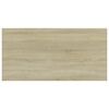 vidaXL Ράφια Βιβλιοθήκης 4 τεμ. Sonoma Δρυς 100x50x1,5 εκ. Μοριοσανίδα