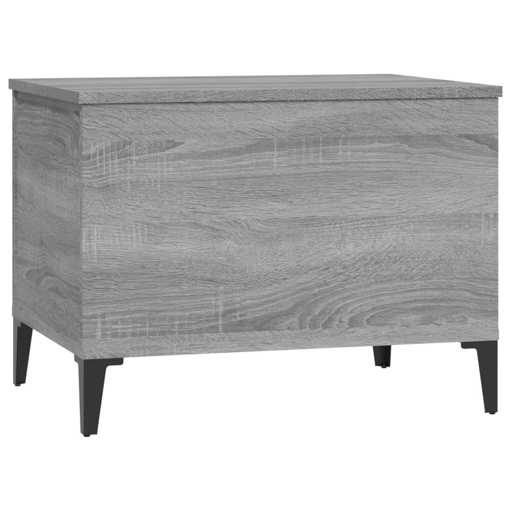 vidaXL Τραπεζάκι Σαλονιού Γκρι Sonoma 60x44,5x45εκ. Επεξεργασμένο Ξύλο