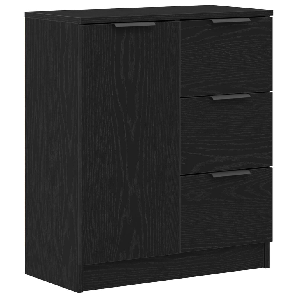vidaXL Μαύρος Διπλωμένος Μπουφές 60x30x70 εκ. Κατασκευασμένος από Επεξεργασμένο Ξύλο