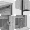 vidaXL Σετ Επίπλων Μπάνιου με ράφι 3 pcs Γκρι sonoma 90 x 34.5 x 60 εκ