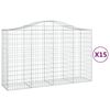 vidaXL &Sigma;&upsilon;&rho;&mu;&alpha;&tau;&omicron;&kappa;&iota;&beta;ώ&tau;&iota;&alpha; &Tau;&omicron;&xi;&omega;&tau;ά 15 &tau;&epsilon;&mu;. 200x50x120/140 &epsilon;&kappa;. &Gamma;&alpha;&lambda;&beta;&alpha;&nu;. &Alpha;&tau;&sigma;ά&lambda;&iota;