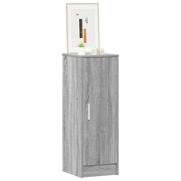 vidaXL Παπουτσοθήκη Γκρι Sonoma 32x35x92 εκ. από Επεξεργασμένο Ξύλο