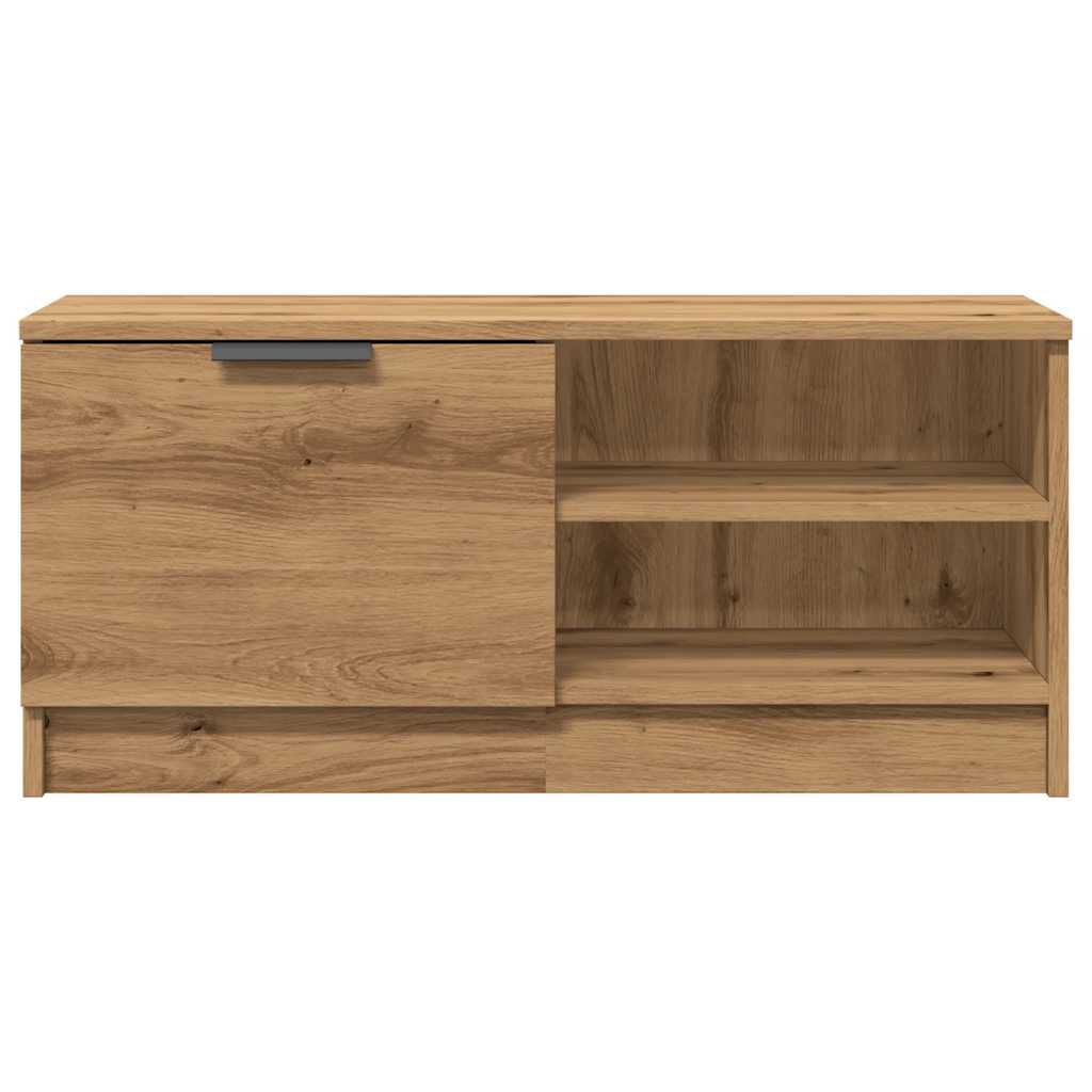 vidaXL Σετ ντουλάπι τηλεόρασης 2 τεμαχίων Artisan Oak 80x35x36,5 cm