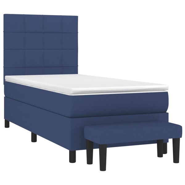 vidaXL &Kappa;&rho;&epsilon;&beta;ά&tau;&iota; Boxspring &mu;&epsilon; &Sigma;&tau;&rho;ώ&mu;&alpha; &Mu;&pi;&lambda;&epsilon; 90x200 &epsilon;&kappa;.&Upsilon;&phi;&alpha;&sigma;&mu;ά&tau;&iota;&nu;&omicron;