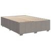 vidaXL &Kappa;&rho;&epsilon;&beta;ά&tau;&iota; Boxspring &mu;&epsilon; &Sigma;&tau;&rho;ώ&mu;&alpha; Taupe 140x190 &epsilon;&kappa;. &Upsilon;&phi;&alpha;&sigma;&mu;ά&tau;&iota;&nu;&omicron;