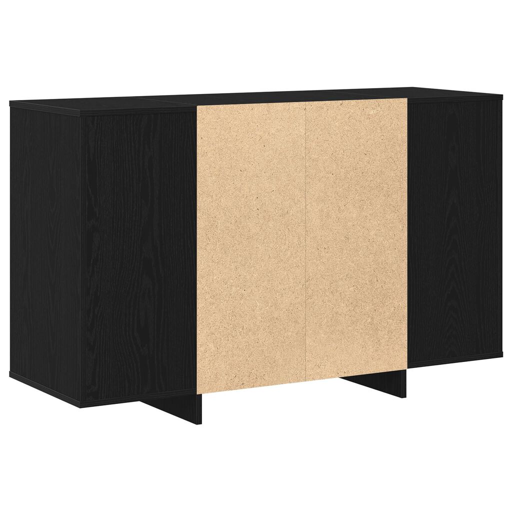 vidaXL Μαύρος Δρυς Μπουφέ Μαύρος δρυς Ξύλο 120 x 41 x 75 εκ. Μοντέρνος