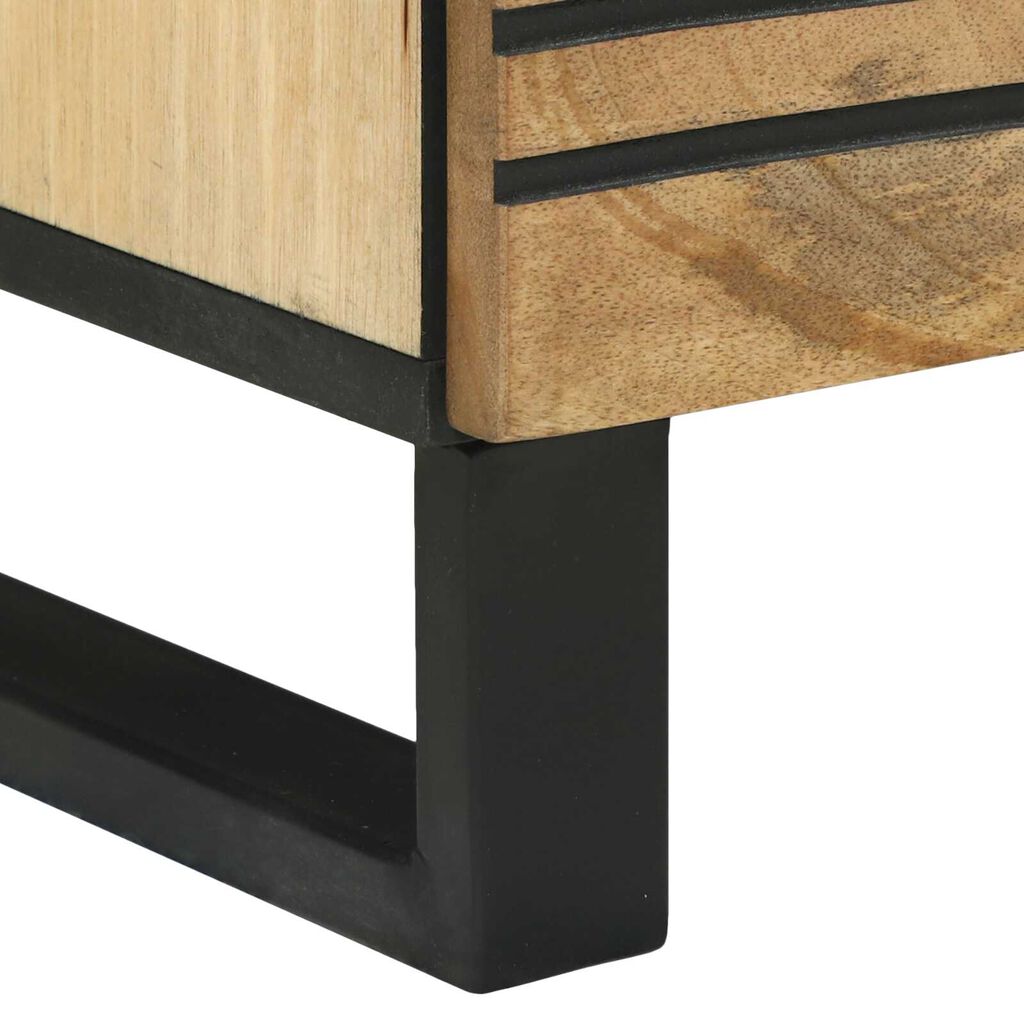 vidaXL Highboard 40x33.5x110 εκ. Μασίφ Ξύλο Μάνγκο
