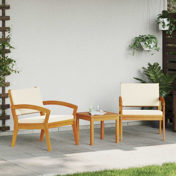 vidaXL Καρέκλες Κήπου 2 τεμ 59,5x70,5x72,5 εκ από Μασίφ Ξύλο Ακακίας