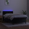 vidaXL &Kappa;&rho;&epsilon;&beta;ά&tau;&iota; Boxspring &mu;&epsilon; &Sigma;&tau;&rho;ώ&mu;&alpha; & LED &Mu;&alpha;ύ&rho;&omicron; 100x200 &epsilon;&kappa;. &Beta;&epsilon;&lambda;&omicron;ύ&delta;&iota;&nu;&omicron;