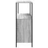 vidaXL Ντουλάπι μπάνιου με ράφια Γκρι Sonoma 76,5x35x95 εκ.