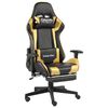 vidaXL &Kappa;&alpha;&rho;έ&kappa;&lambda;&alpha; Gaming &Pi;&epsilon;&rho;&iota;&sigma;&tau;&rho;&epsilon;&phi;ό&mu;&epsilon;&nu;&eta; &mu;&epsilon; &Upsilon;&pi;&omicron;&pi;ό&delta;&iota;&omicron; &Chi;&rho;&upsilon;&sigma;ή PVC