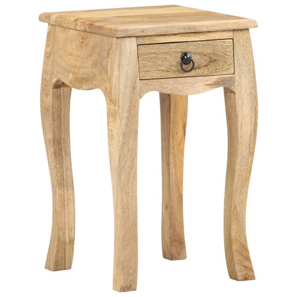 vidaXL Κομοδίνο 28 x 28 x 46 εκ. από Μασίφ Ξύλο Μάνγκο