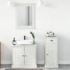 vidaXL Σετ Επίπλων Μπάνιου με συρτάρι 3 pcs Καφέ 37 x 34 x 80 εκ