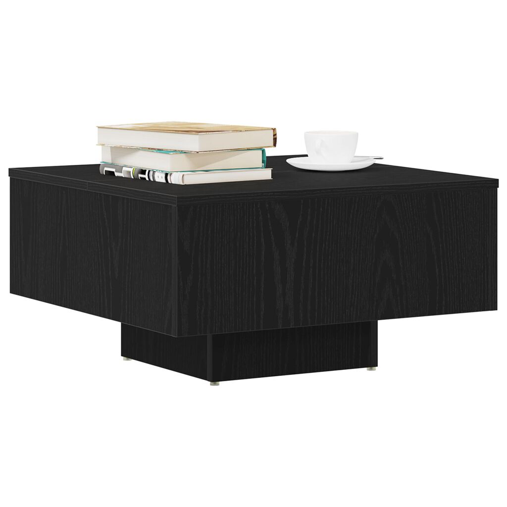 vidaXL Καφέ Τραπέζι Μαύρης Δρυός 60x60x31,5 εκ Φτιαγμένο από Ξύλο