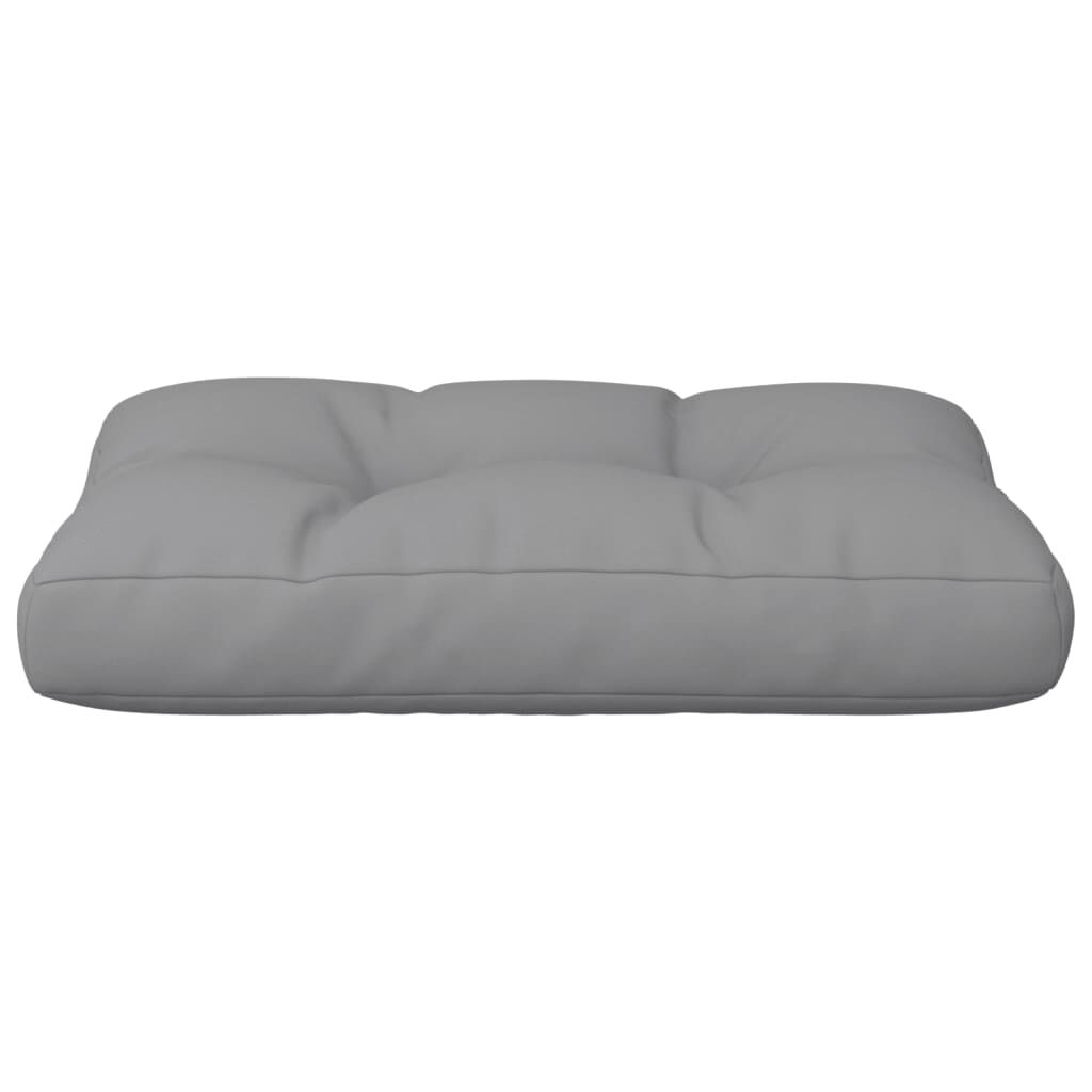 vidaXL Μαξιλάρι Παλέτας Γκρι 50 x 40 x 10 εκ. από Ύφασμα
