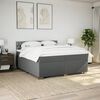 vidaXL &Kappa;&rho;&epsilon;&beta;ά&tau;&iota; Boxspring &mu;&epsilon; &Sigma;&tau;&rho;ώ&mu;&alpha; &Sigma;&kappa;&omicron;ύ&rho;&omicron; &Gamma;&kappa;&rho;&iota; 200x200 &epsilon;&kappa;. &Upsilon;&phi;&alpha;&sigma;&mu;ά&tau;&iota;&nu;&omicron;
