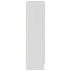 vidaXL Βιτρίνα Λευκή 82,5 x 30,5 x 115 εκ. Επεξ. Ξύλο
