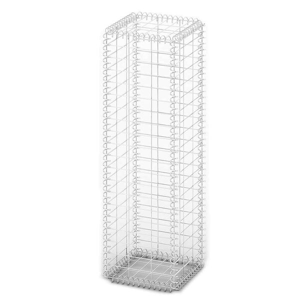 vidaXL Συρματοκιβώτιο 100 x 30 x 30 εκ. Γαλβανισμένο Σύρμα με Καπάκια