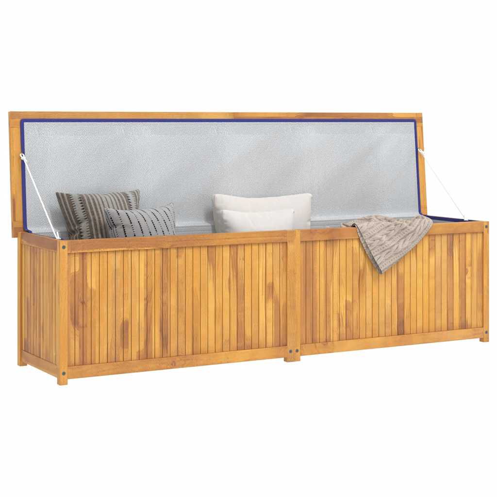 vidaXL Μπαούλο Κήπου 200 x 50 x 55 εκ. από Μασίφ Ξύλο Teak