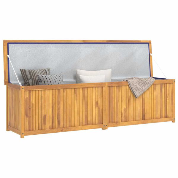 vidaXL Μπαούλο Κήπου 200 x 50 x 55 εκ. από Μασίφ Ξύλο Teak