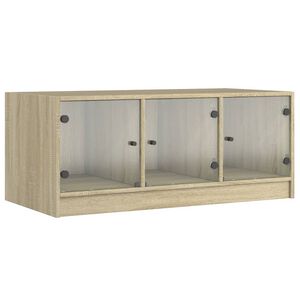 vidaXL &Tau;&rho;&alpha;&pi;&epsilon;&zeta;ά&kappa;&iota; &Sigma;&alpha;&lambda;&omicron;&nu;&iota;&omicron;ύ Sonoma &Delta;&rho;&upsilon;&sigmaf; 102x50x42 &epsilon;&kappa;. &mu;&epsilon; &Gamma;&upsilon;ά&lambda;&iota;&nu;&epsilon;&sigmaf; &Pi;ό&rho;&tau;&epsilon;&sigmaf;