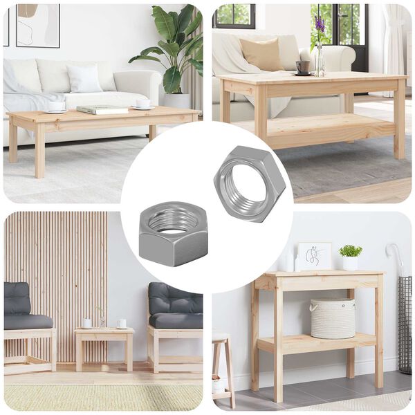 vidaXL &Epsilon;&xi;ά&gamma;&omega;&nu;&alpha; &Pi;&alpha;&xi;&iota;&mu;ά&delta;&iota;&alpha; 2 pcs &Alpha;&sigma;&eta;&mu;ί M6 &Alpha;&tau;&sigma;ά&lambda;&iota;