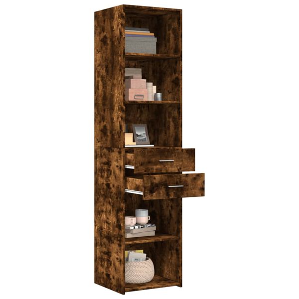 vidaXL Ντουλάπι Καπνιστή Δρυς 45x42,5x185 εκ. από Επεξεργασμένο Ξύλο