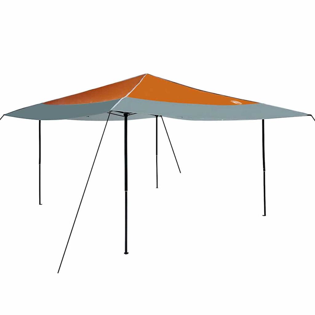 vidaXL Σκηνή Canopy Pop-up Πορτοκαλί 400 x 400 cm ύφασμα