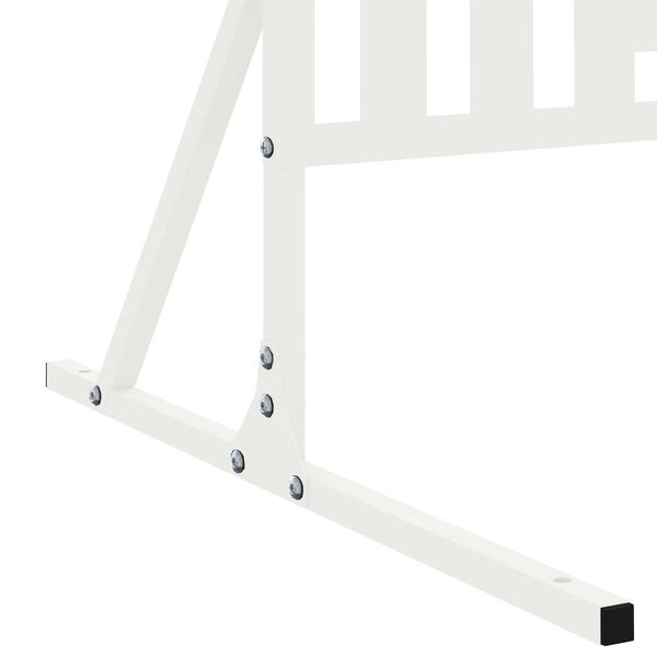 vidaXL Πάνελ Ιδιωτικότητας Λευκό 100x50x180 cm Ατσάλι