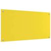 vidaXL Πίσω Πάνελ Κουζίνας 2 pcs Κίτρινο 100 x 50 cm σκληρυμένο γυαλί
