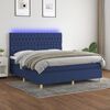 vidaXL &Kappa;&rho;&epsilon;&beta;ά&tau;&iota; Boxspring &mu;&epsilon; &Sigma;&tau;&rho;ώ&mu;&alpha; & LED &Mu;&pi;&lambda;&epsilon; 180x200 &epsilon;&kappa;. &Upsilon;&phi;&alpha;&sigma;&mu;ά&tau;&iota;&nu;&omicron;