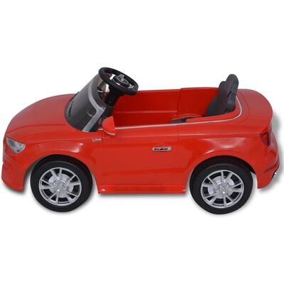 vidaXL Αυτοκίνητο Ηλεκτροκίνητο Audi A3 με Τηλεχειριστήριο Κόκκινο