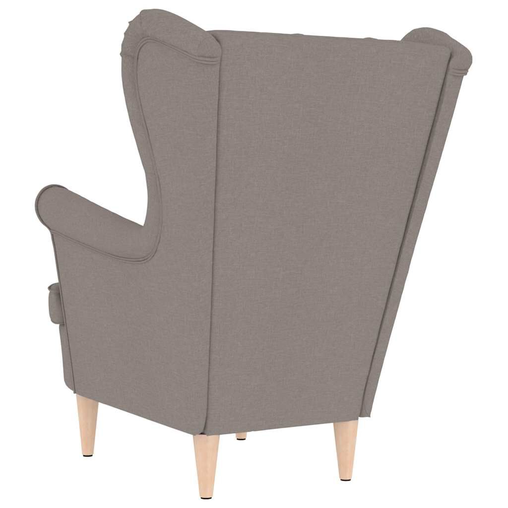 vidaXL πολυθρόνα Taupe 74x84x100 cm Ύφασμα