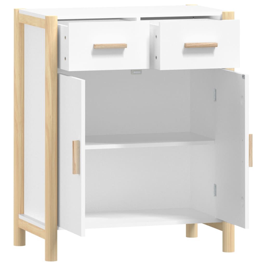 vidaXL Ντουλάπι Λευκό 62 x 38 x 75 εκ. από Επεξεργασμένο Ξύλο