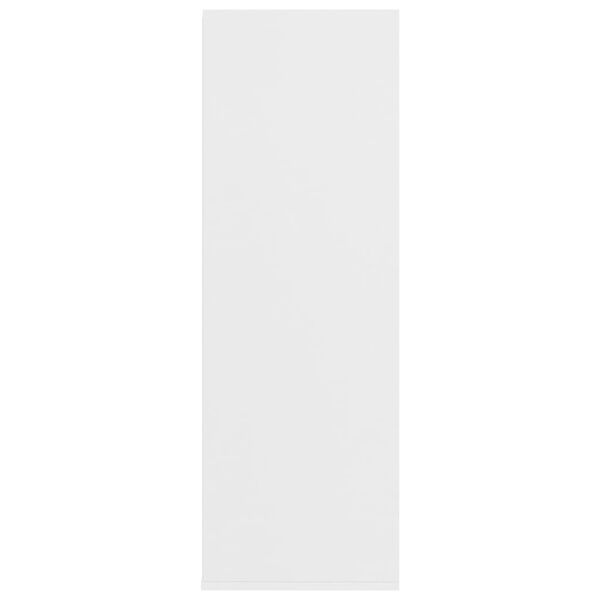 vidaXL Παπουτσοθήκη Λευκή Δρυς 54x34x100,5 εκ. από Επεξεργασμένο Ξύλο