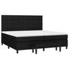vidaXL &Kappa;&rho;&epsilon;&beta;ά&tau;&iota; Boxspring &mu;&epsilon; &Sigma;&tau;&rho;ώ&mu;&alpha; &Mu;&alpha;ύ&rho;&omicron; 200x200 &epsilon;&kappa;. &Upsilon;&phi;&alpha;&sigma;&mu;ά&tau;&iota;&nu;&omicron;
