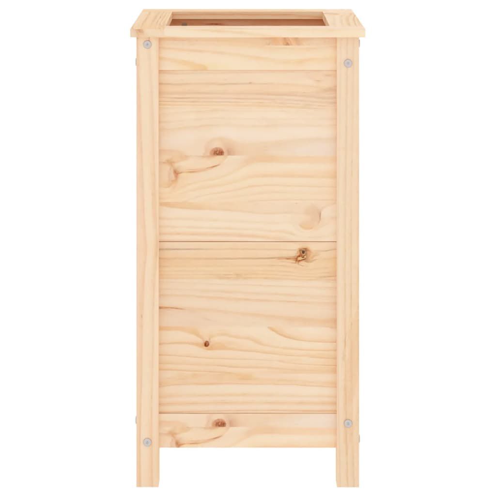 vidaXL Ζαρντινιέρα 40 x 40x 78 εκ. από Μασίφ Ξύλο Πεύκου