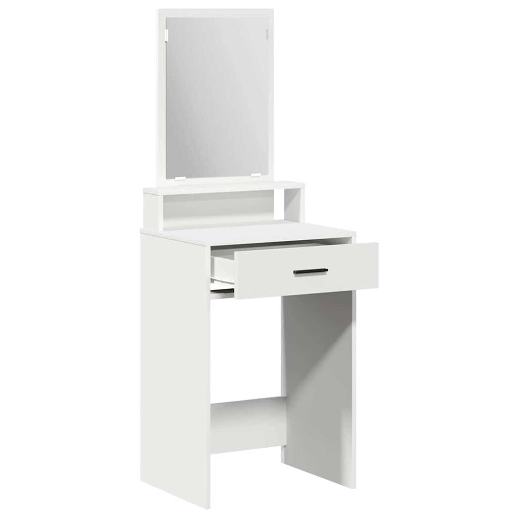 vidaXL Κομμό Υπνοδωματίου Λευκό 50 x 41 x 140 εκ. Επεξεργασμένο ξύλο