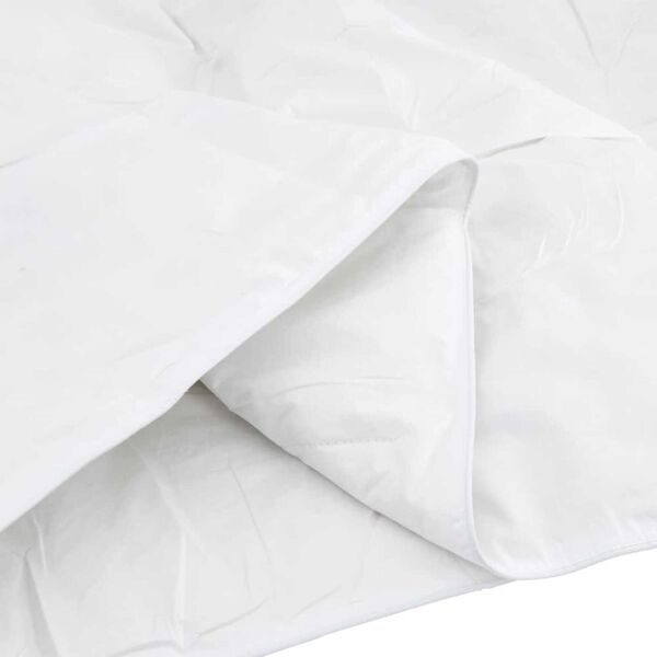 vidaXL Σετ Παπλωμάτων με μαξιλάρι 2 pcs Λευκό 155 x 220 cm Πούπουλο