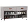 vidaXL Παπουτσοθήκη Γκρι Sonoma 102x35x55 εκ. από Επεξεργασμένο Ξύλο