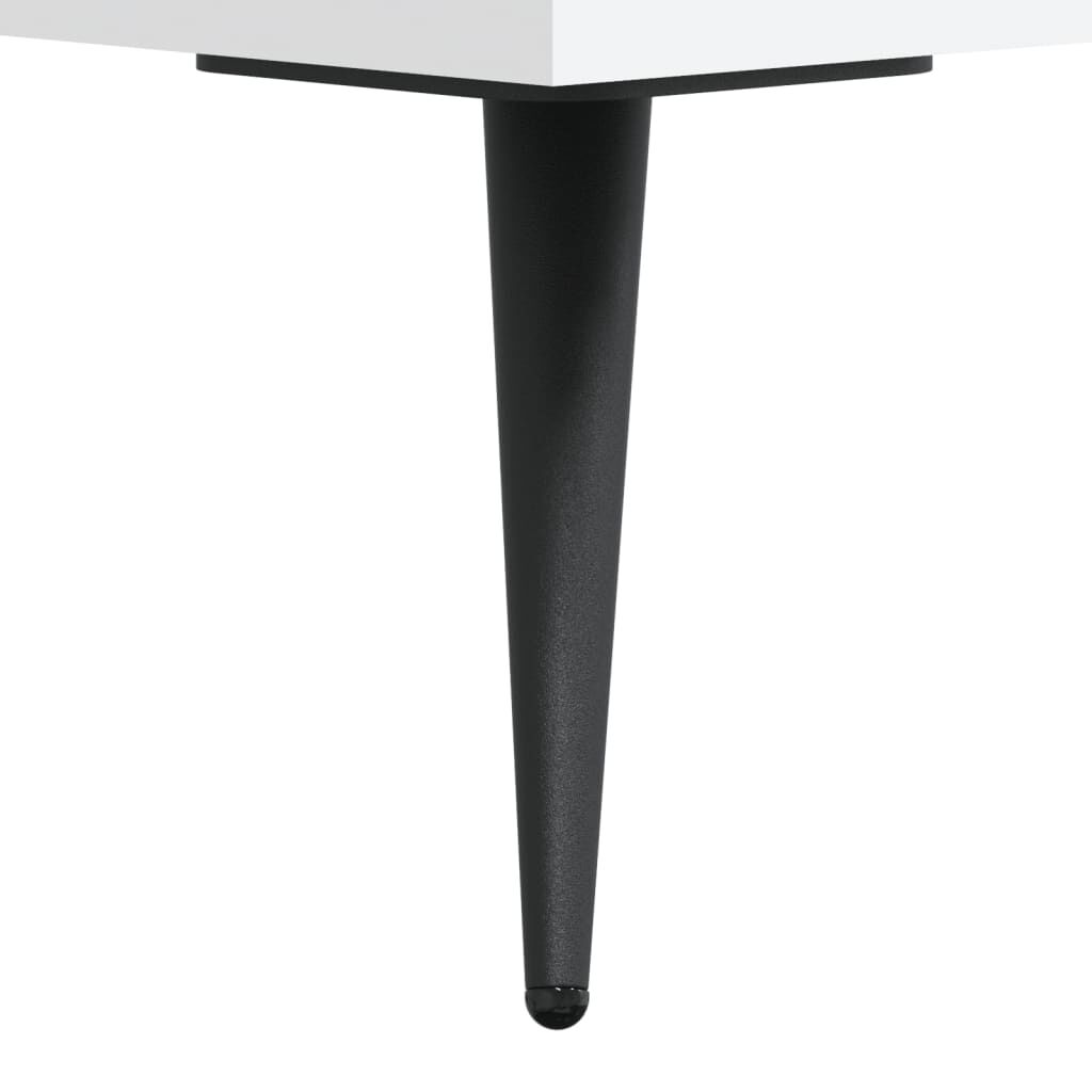 vidaXL Γραφείο Λευκό 140 x 50 x 75 εκ. από Επεξεργασμένο Ξύλο