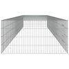 vidaXL Κλουβί Κουνελιών 5 Πάνελ 541x109x54 εκ. από Γαλβανισμένο Σίδερο