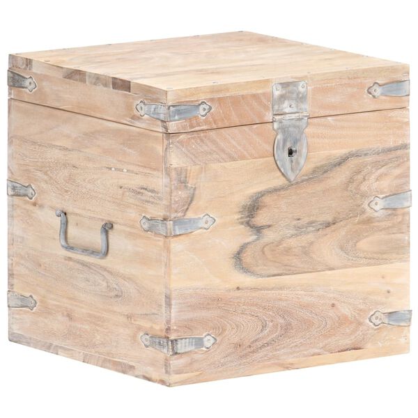 vidaXL Μπαούλο 40 x 40 x 40 εκ. από Μασίφ Ξύλο Ακακίας